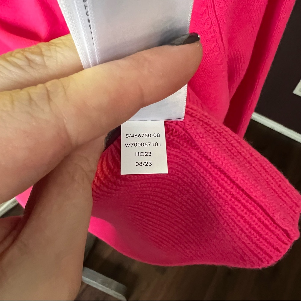 Athleta Wool Cashmere Aspen Turtleneck Sweater Pink XS - Picture 8 of 9